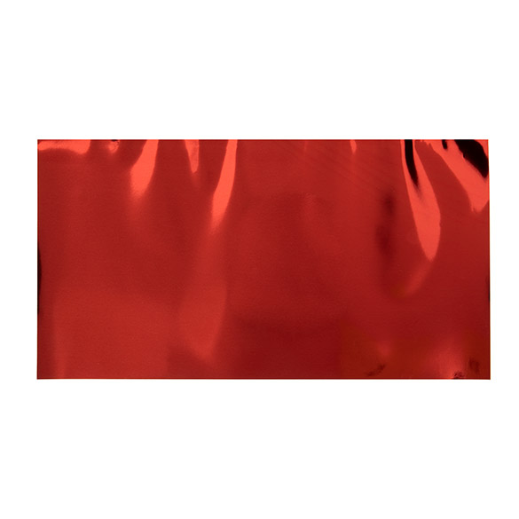 Fogli di pellicola Metallico Rosso 22,9x43,2 cm (25 pezzi) [MT3R]