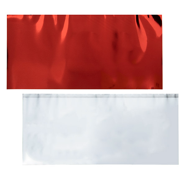 Fogli di pellicola Metallico Rosso 30,5x63,5 cm (25 pezzi) [MT4R]