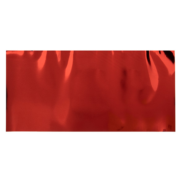 Fogli di pellicola Metallico Rosso 30,5x63,5 cm (25 pezzi) [MT4R]