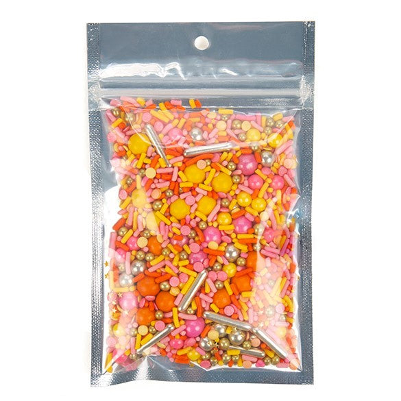 Sacchetto trasparente con chiusura a pressione Trasparente/Oro 9x12.5cm (100 pezzi) [HZBB4CG]