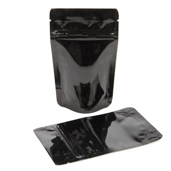 Buste doypack nere 8x5x13cm | 28 grammi (100 pezzi) [ZBGM1B]