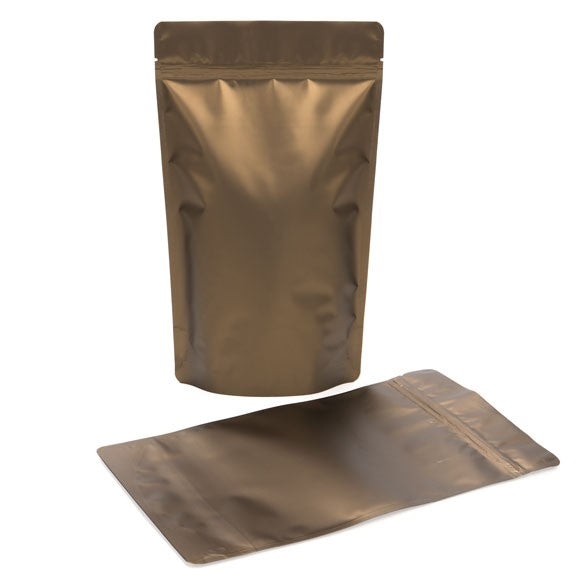 Buste doypack color bronzo 17x8x28.5cm | 340 grammi (100 pezzi) [ZBGM4BZ]