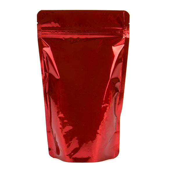Buste doypack rosse 13x7x20.5cm | 113 grammi (100 pezzi) [ZBGM3R]
