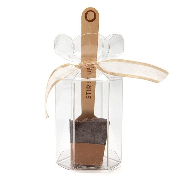 Scatola trasparente con parte superiore a fiore 4.9x4.9x7.6cm (25 pezzi) [FS354]