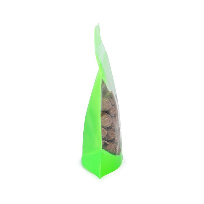 Buste doypack Neon Verde 15.9x6.4x14.6 cm con foro (100 pz) [ZBGNSHZGR]