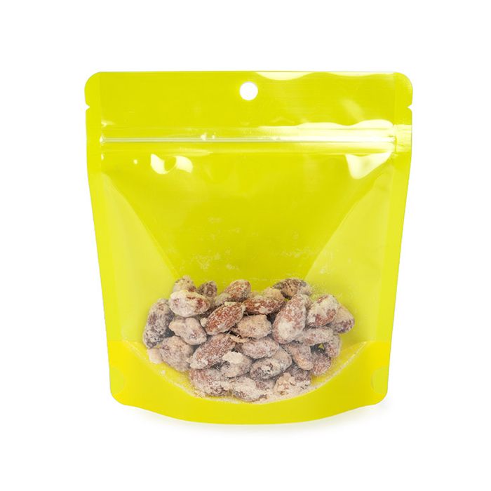 Buste doypack Neon Giallo 15.9x6.4x14.6 cm con foro (100 pz) [ZBGNSHZYW]
