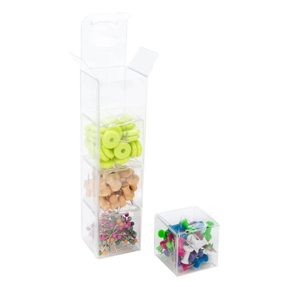 Set di scatole, 4 scatole interne + 1 scatola esterna 40x40x154 mm (25 pezzi) [NBS3]