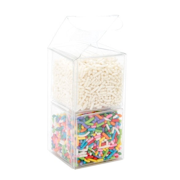 Set di scatole, 2 scatole interne + 1 scatola esterna, 41 x 41 x 79 mm (25 pezzi) [NBS7]