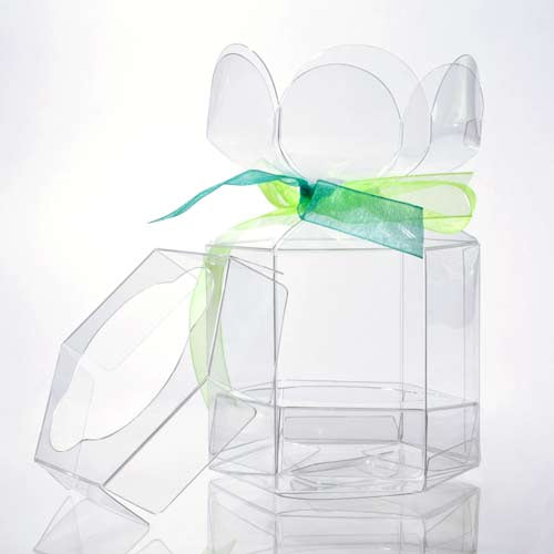 Scatola Cupcake a forma di fiore per 1 cupcake 9.5x9.5x10.2cm (100 Pezzi) [CBS212]