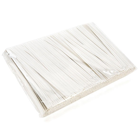 Fascette 10.2x0.4cm carta bianca (1.000 pezzi) [TT4WH]