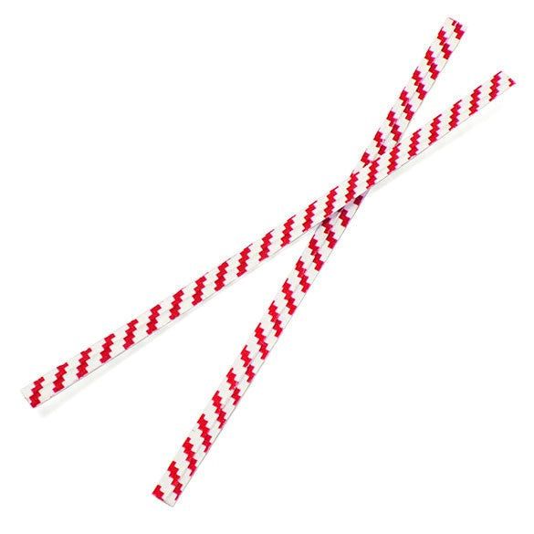 Fascette 10.2x0.4cm carta bianca/rossa a strisce (1.000 pezzi) [TT4WRS]