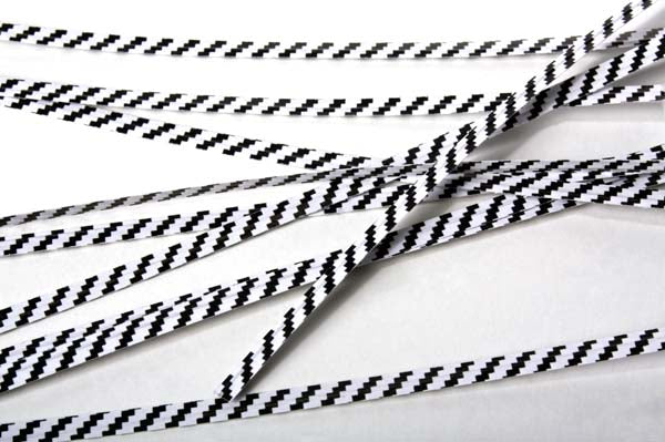 Fascette 10.2x0.4cm carta bianca/nera a strisce (1.000 pezzi) [TT4WKS]