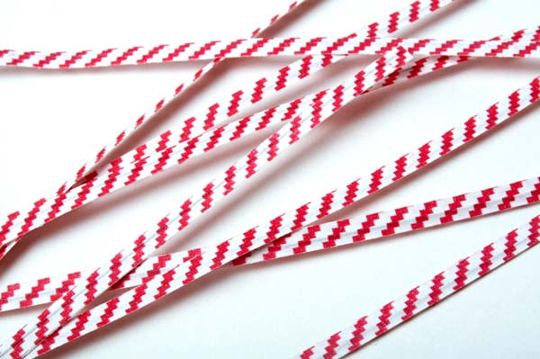 Fascette 10.2x0.4cm carta bianca/rossa a strisce (1.000 pezzi) [TT4WRS]