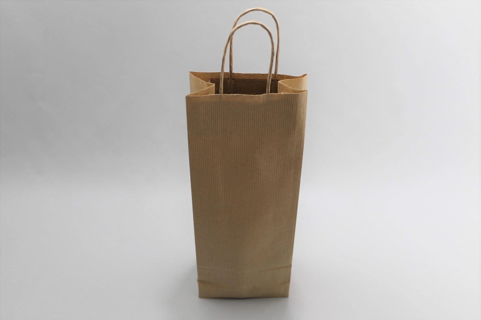 Shopper per bottiglie 14x8x39cm Kraft 110 g/m² (50 pezzi) [PAWF1439BR]