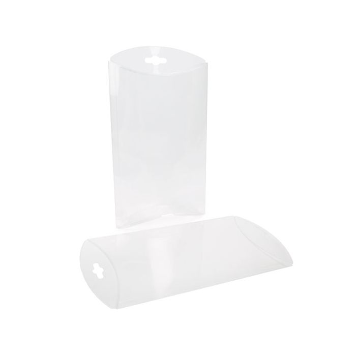 Piccole scatole berlingot trasparenti 14.5x4x22.5cm (25 pezzi) [PB109]