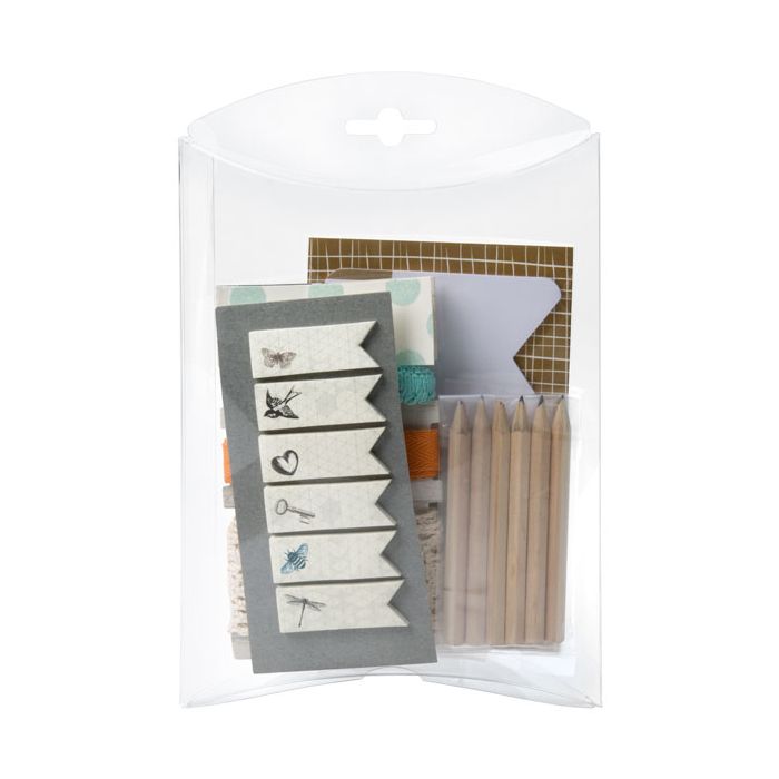 Piccole scatole berlingot trasparenti 15,2x3,8x20,3cm (25 pezzi) [PB79]