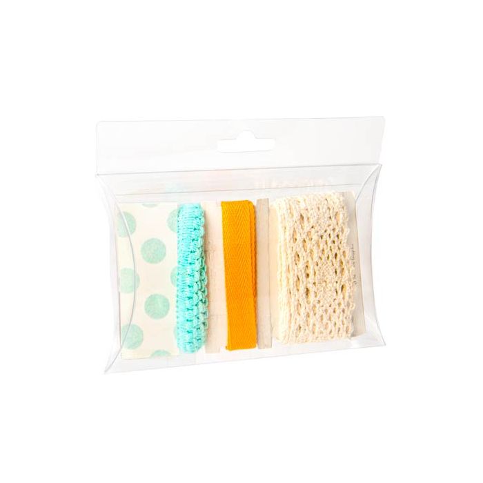 Piccole scatole berlingot trasparenti 10x3x15cm (con foro opzionale) (25 pezzi) [PBSH77]