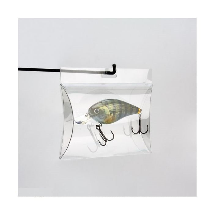 Piccole scatole berlingot trasparenti 12.5x4x17.5cm (con foro opzionale) (25 pezzi) [PBSH78]