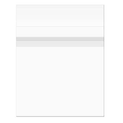 Sacchetto di plastica trasparente 8,3x8,3cm con chiusura adesiva (100 pezzi) [B33PC]