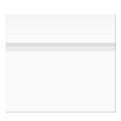 Sacchetto di plastica trasparente gran formato 30.5x42.1cm con "chiusura di sicurezza" (100 pezzi) [BA3PC]