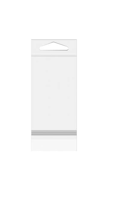 Sacchetti con foro di sospensione 12.2x25.4cm con chiusura di protezione (100 pezzi) [HB49XPC]