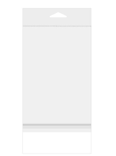 Sacchetti con foro di sospensione 16.5x24.1cm con chiusura di protezione (100 pezzi) [HB6H9HPC]