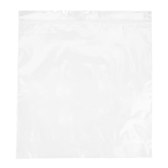 Sacchetto trasparente con chiusura a pressione 25.5x25.5cm PE 50 micron (100 pezzi) [2PE1010]