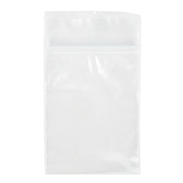 Sacchetto trasparente con chiusura a pressione 4.5x6cm PE 50 micron (100 pezzi) [2PE1H2]