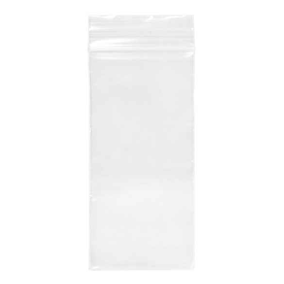 Sacchetto trasparente con chiusura a pressione 5x10cm PE 50 micron (100 pezzi) [2PE24]