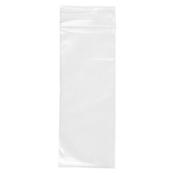 Sacchetto trasparente con chiusura a pressione 5x12.5cm PE 50 micron (100 pezzi) [2PE25]