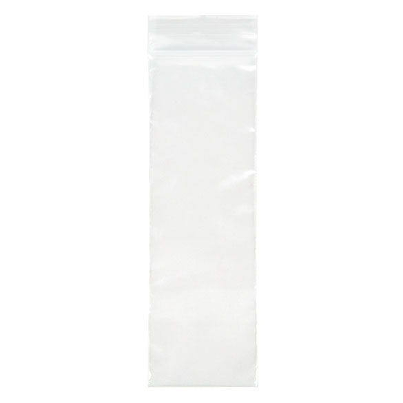 Sacchetto trasparente con chiusura a pressione 5x15cm PE 50 micron (100 pezzi) [2PE26]
