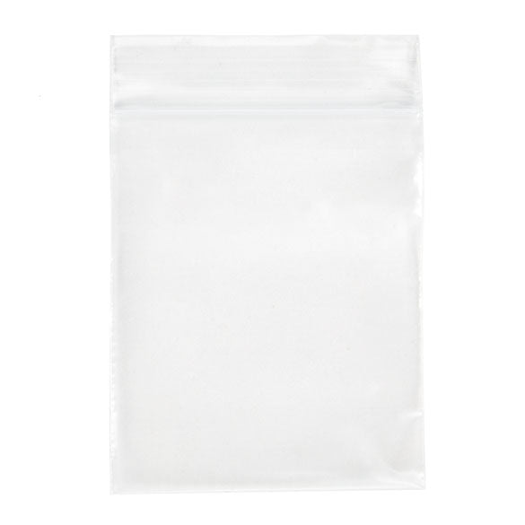 Sacchetto trasparente con chiusura a pressione 6.5x7.5cm PE 50 micron (100 pezzi) [2PE2H3]