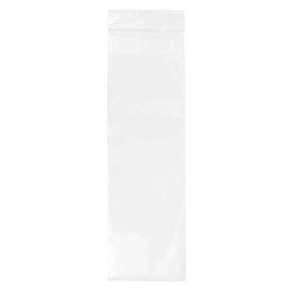 Sacchetto trasparente con chiusura a pressione 7.5x25.5cm PE 50 micron (100 pezzi) [2PE310]