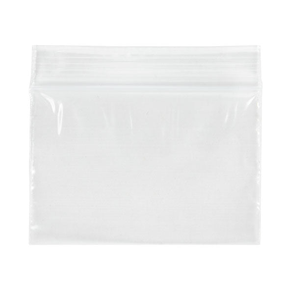Sacchetto trasparente con chiusura a pressione 7,5x5cm PE 50 micron (100 pezzi) [2PE32]