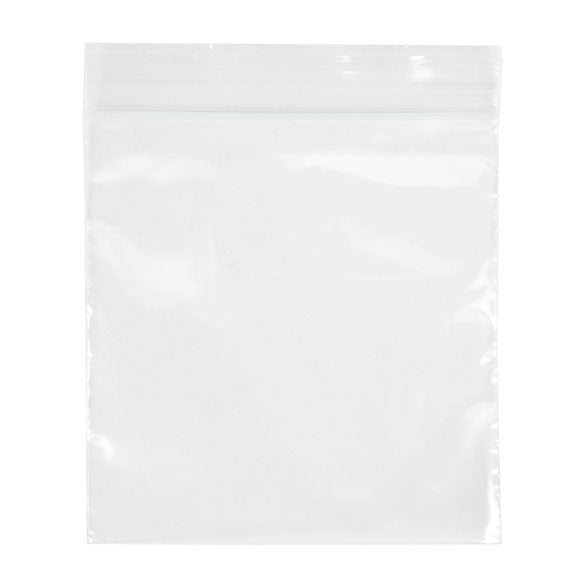 Sacchetto trasparente con chiusura a pressione 7.5x7.5cm PE 50 micron (100 pezzi) [2PE33]
