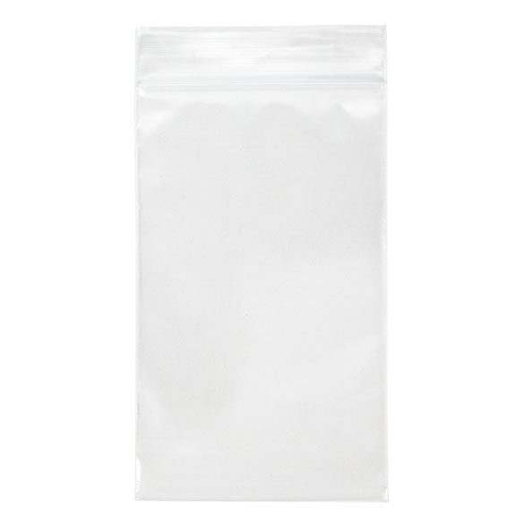 Sacchetto trasparente con chiusura a pressione 7.5x12.5cm PE 50 micron (100 pezzi) [2PE35]
