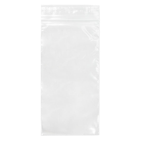 Sacchetto trasparente con chiusura a pressione 7,5x15cm PE 50 micron (100 pezzi) [2PE36]