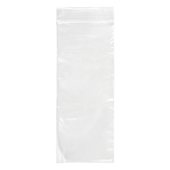 Sacchetto trasparente con chiusura a pressione 7,5x18cm PE 50 micron (100 pezzi) [2PE37]