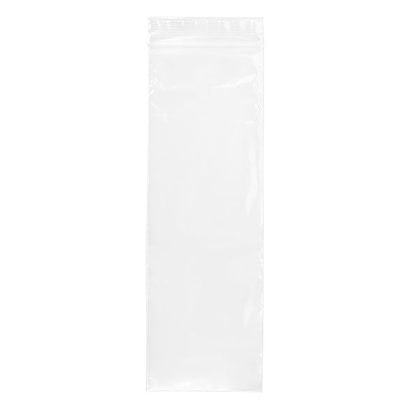 Sacchetto trasparente con chiusura a pressione 7,5x23cm PE 50 micron (100 pezzi) [2PE39]