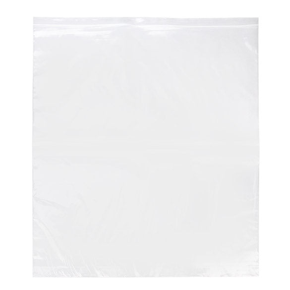 Sacchetto trasparente con chiusura a pressione 66x71cm PE 50 micron (25 pezzi) [2PE2628]
