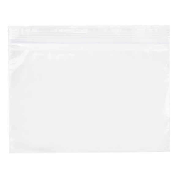 Sacchetto trasparente con chiusura a pressione 15x10cm PE 50 micron (100 pezzi) [2PE64]
