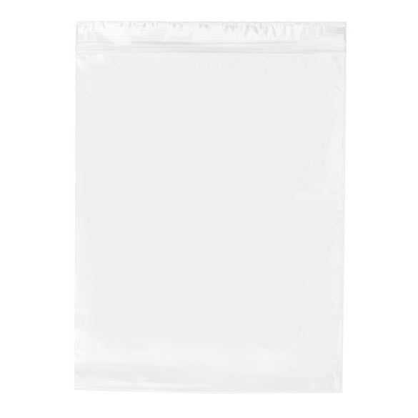 Sacchetto trasparente con chiusura a pressione 20.5x25.5cm PE 50 micron (100 pezzi) [2PE810]