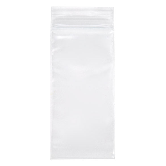 Sacchetto trasparente con chiusura a pressione 5x10cm PE 100 micron (100 pezzi) [4PE24]