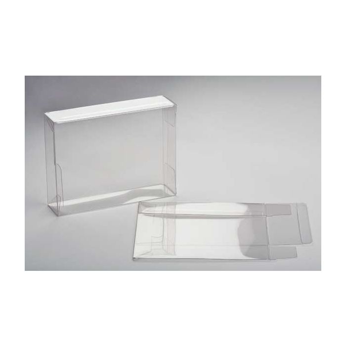 Scatole trasparenti 13x5.1x13cm con fondo pop up (25 pezzi) [PLB236]