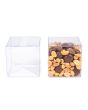Scatole 6,4x6,4x6,4 cm Trasparenti met con fondo pop up (25 pezzi) [PLB302]