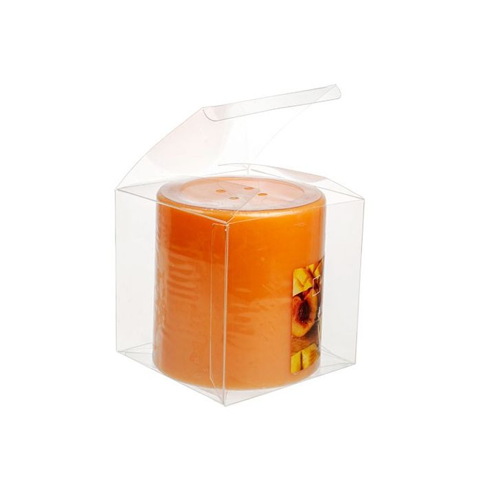 Scatole trasparenti 12.7x12.7x12.7cm con fondo pop up (25 pezzi) [PLB68]