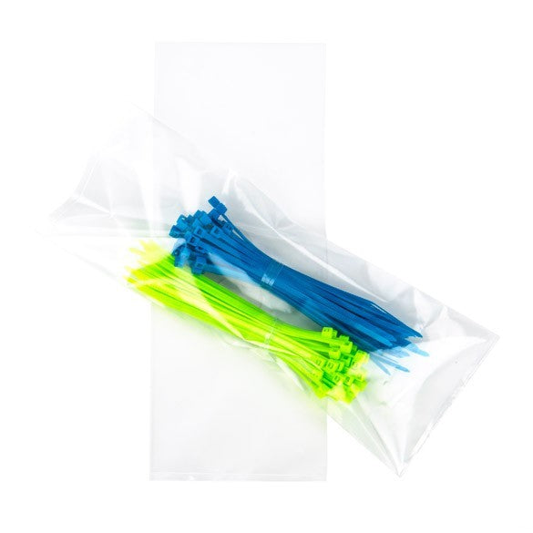 Sacchetto di plastica trasparente 7.6x20.3cm PE (100 pezzi) [PE238]