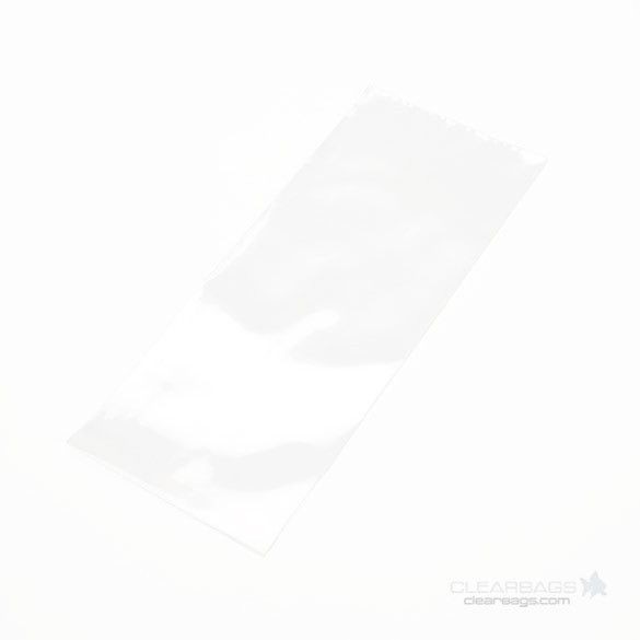 Sacchetto di plastica trasparente 10.2x25.4cm LDPE 100 microns (100 pezzi) [PE4410]