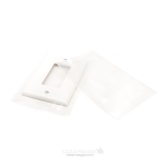 Sacchetto di plastica trasparente 10.2x15.2cm LDPE 100 microns (100 pezzi) [PE446]