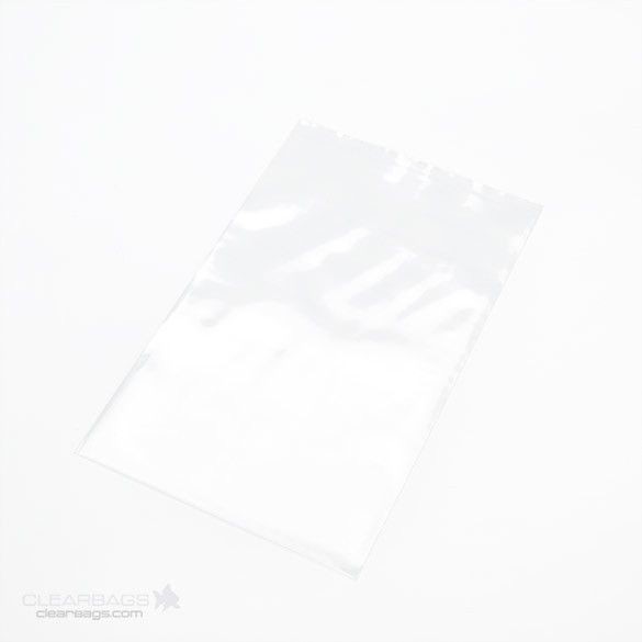 Sacchetto di plastica trasparente 15.2x25.4cm LDPE 100 microns (100 pezzi) [PE4610]